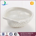 White Stoneware Seashell Castiçais Para Presentes